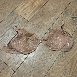 34DDD nude lace bra -Victoria Secret